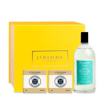 Presente Bergamota e Bas&iacute;lico com Karit&eacute; Leite